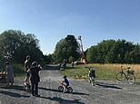 Die Ansicht vom Boden aus